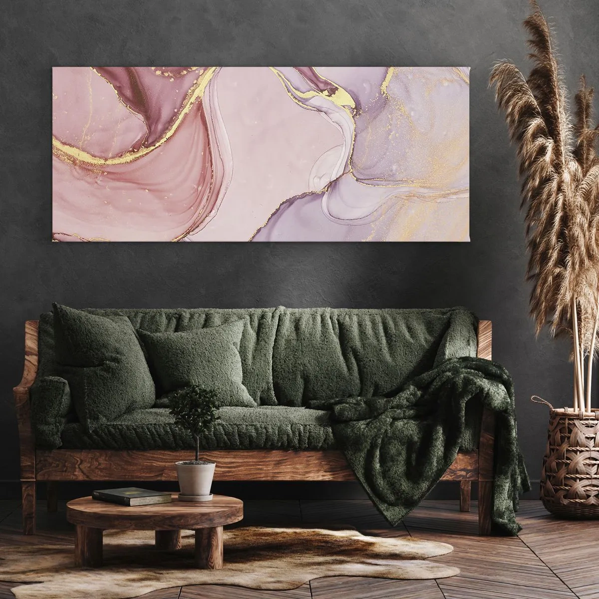 Canvas picture - Caress of Colours - 90x30 cm