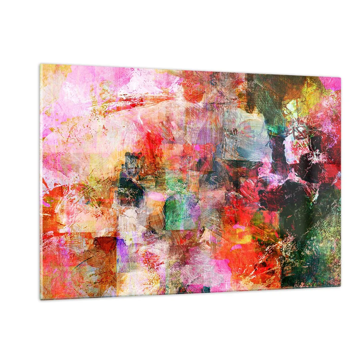 Glass picture - Journey through Pink - 120x80 cm