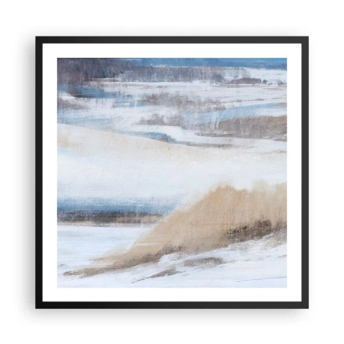 Poster in black frame - Winter Composition - 60x60 cm