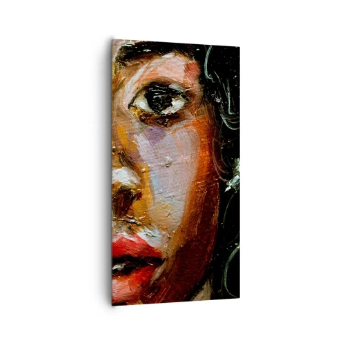 Canvas picture - Black and Shine - 65x120 cm