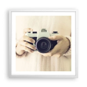 Poster in white frmae - To Know More… - 50x50 cm