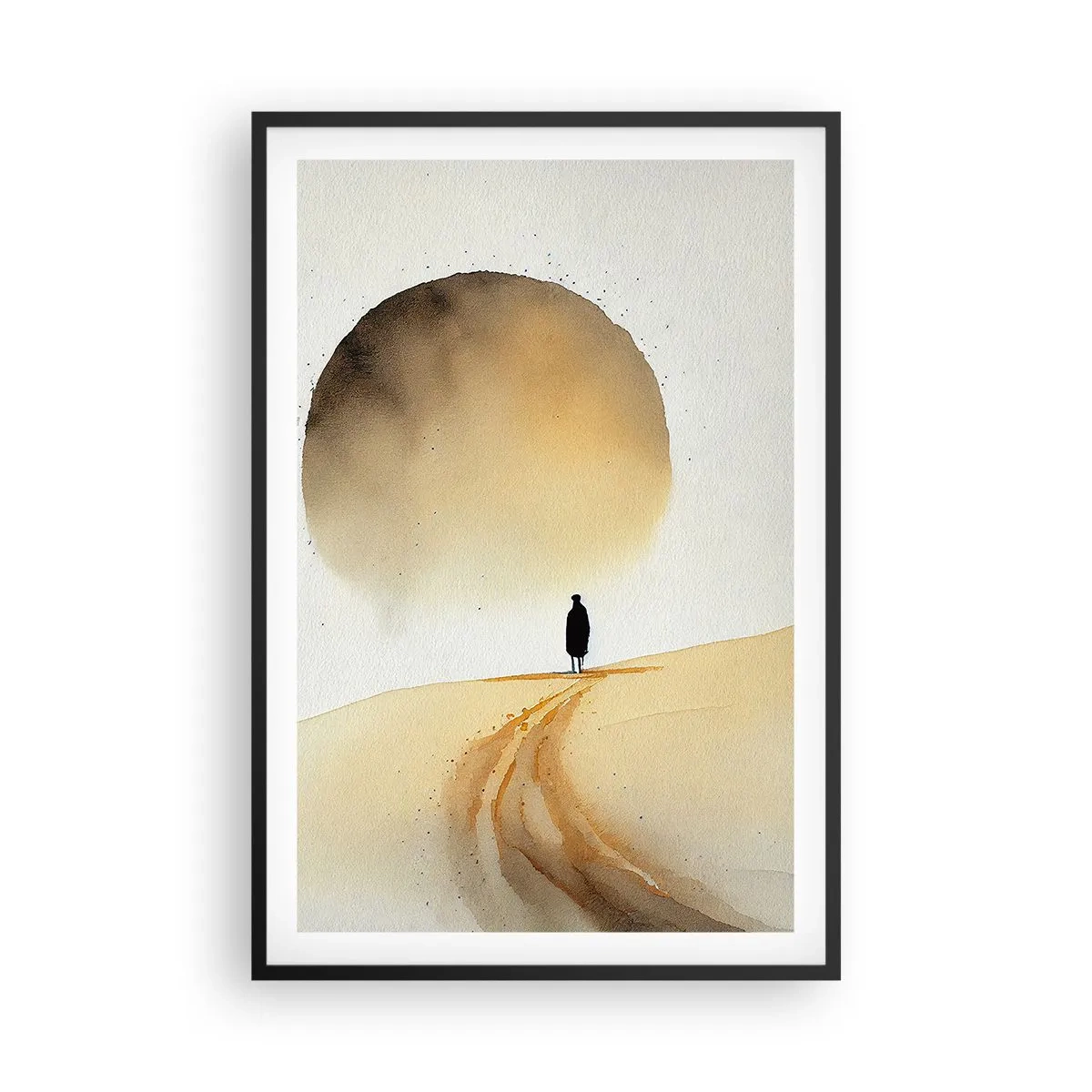 Poster in black frame - Always Longing - 61x91 cm