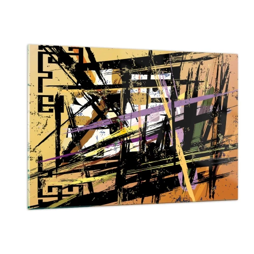 Glass picture - Sharp Cuts - 120x80 cm