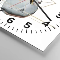 Clock face with numbers