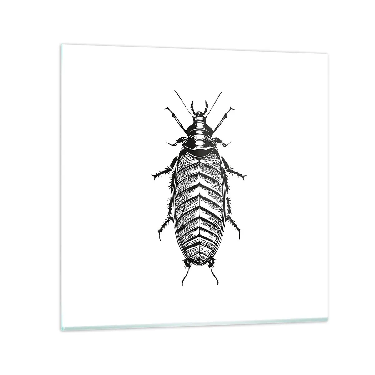 Glass picture - What a Specimen - 30x30 cm