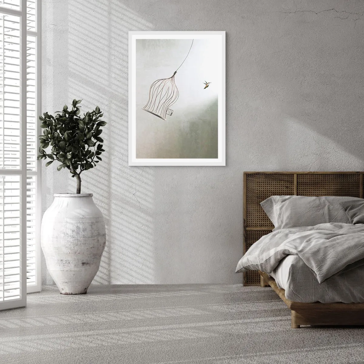Poster in white frmae - In His Element - 50x70 cm