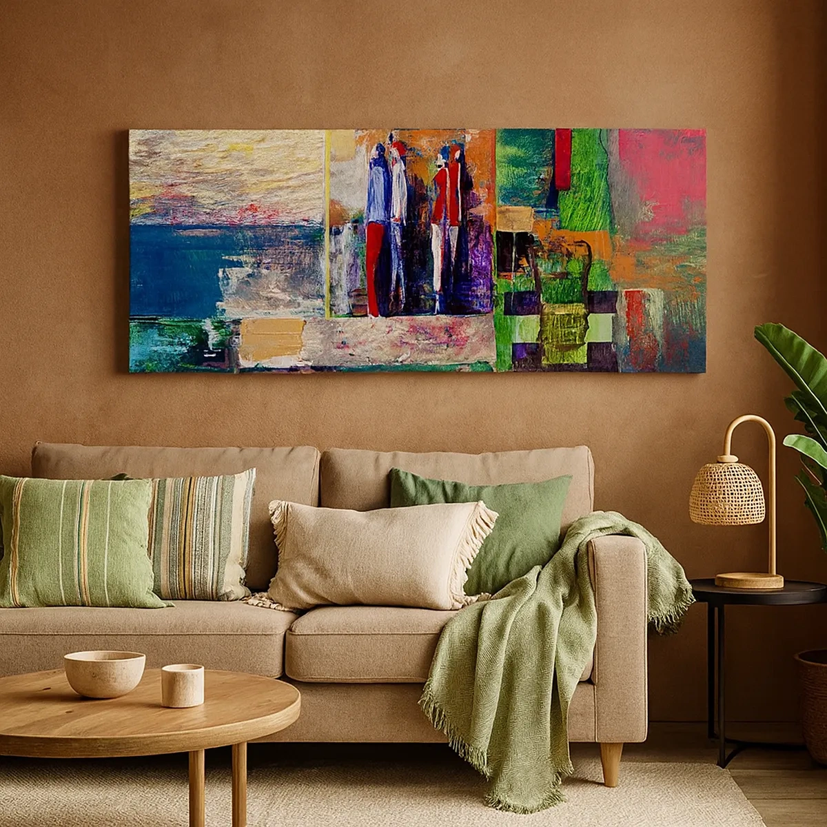 Canvas picture - Relations and Emotions - 30x30 cm