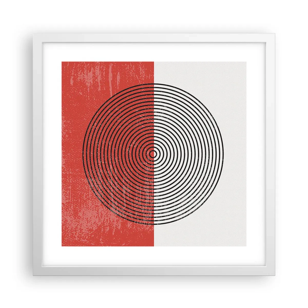 Poster in white frmae - To the Core - 40x40 cm