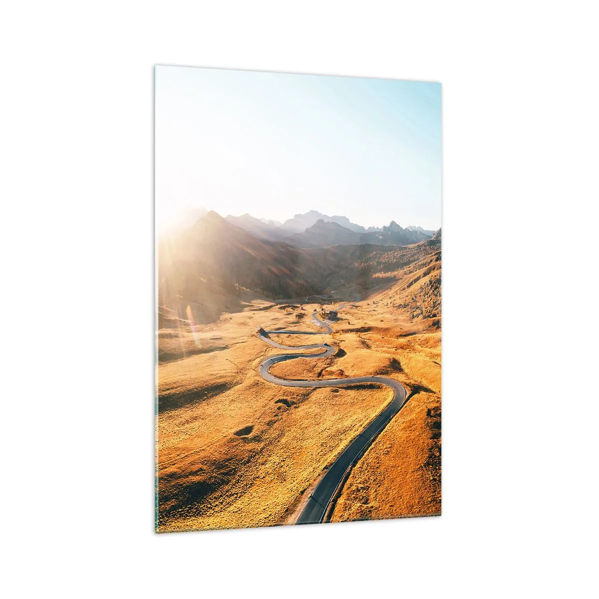 Glass picture - In a Golden Valley - 70x100 cm