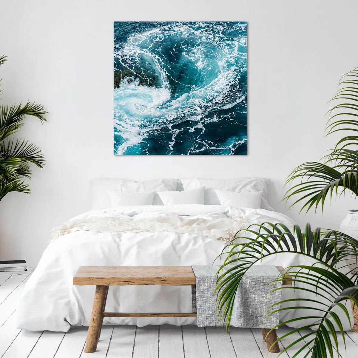 Canvas picture - Gate to the Earth's Interior - 70x70 cm