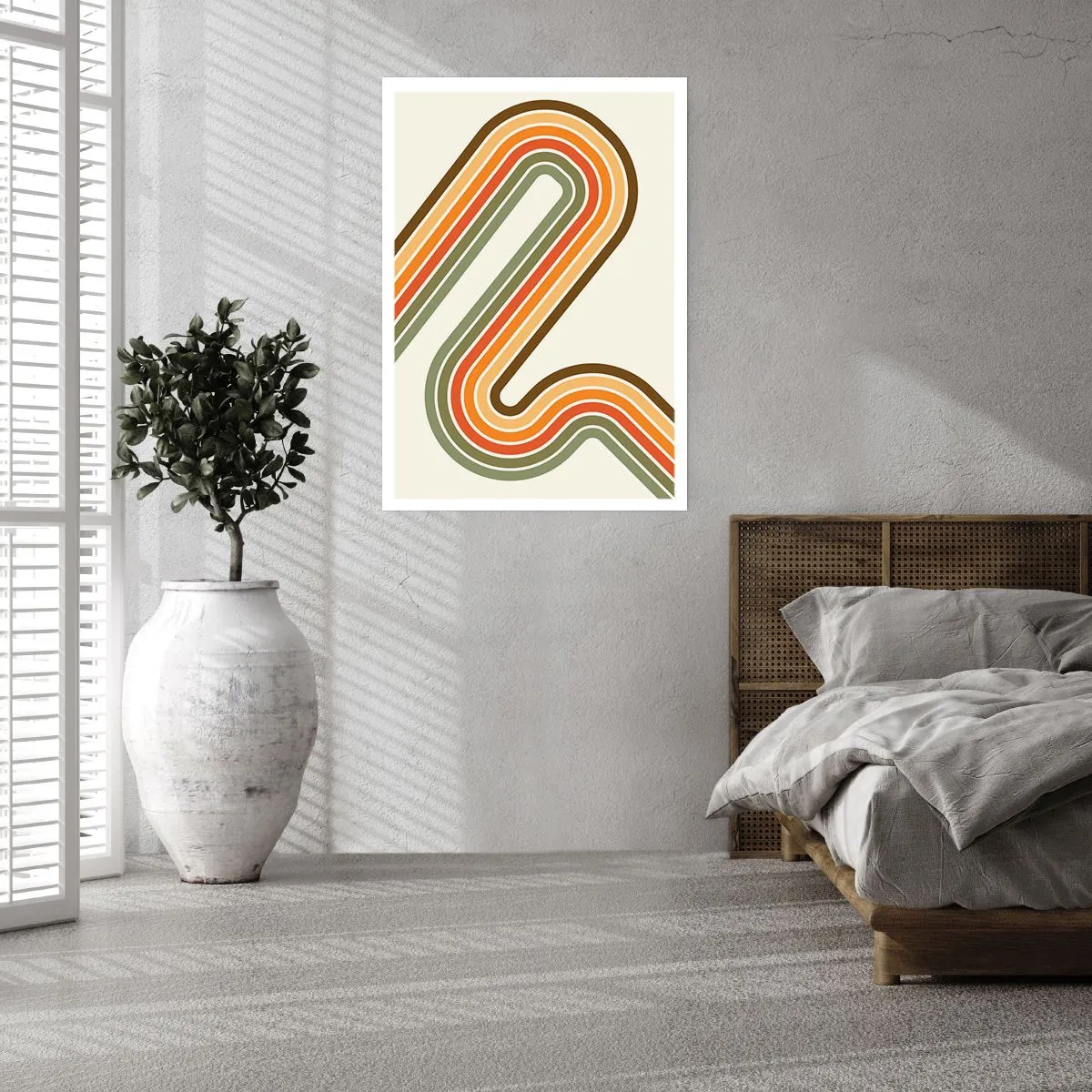 Poster - Zigzaging towards the Goal - 40x50 cm