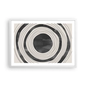 Poster in white frmae - Heart of the Matter - 70x50 cm