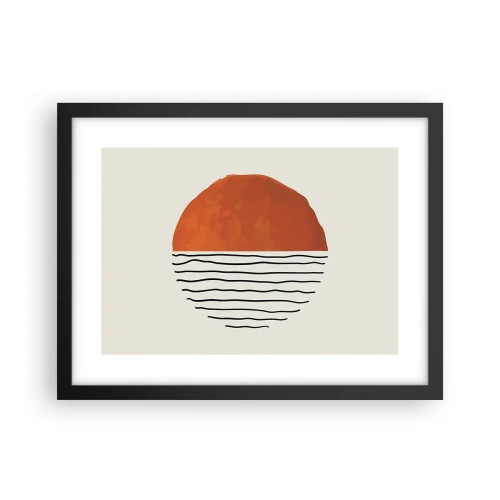 Poster in black frame - In Japanese Style - 40x30 cm