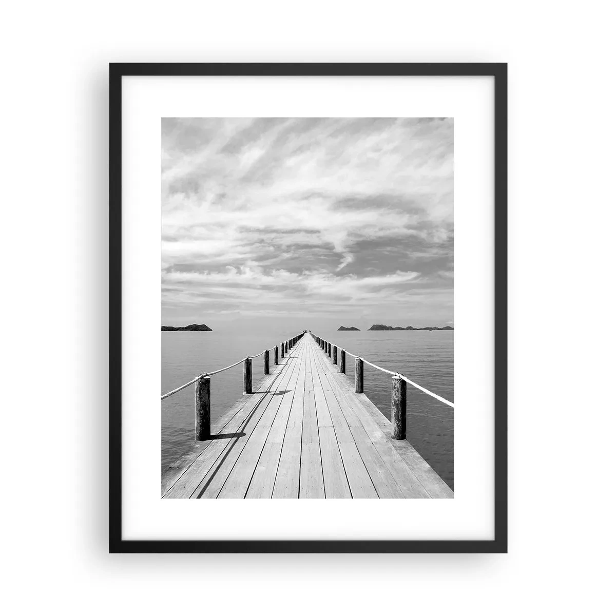 Poster in black frame - Maybe a Trip… - 40x50 cm