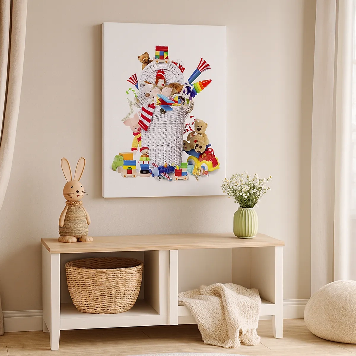Canvas picture - Child's Toys - 50x70 cm