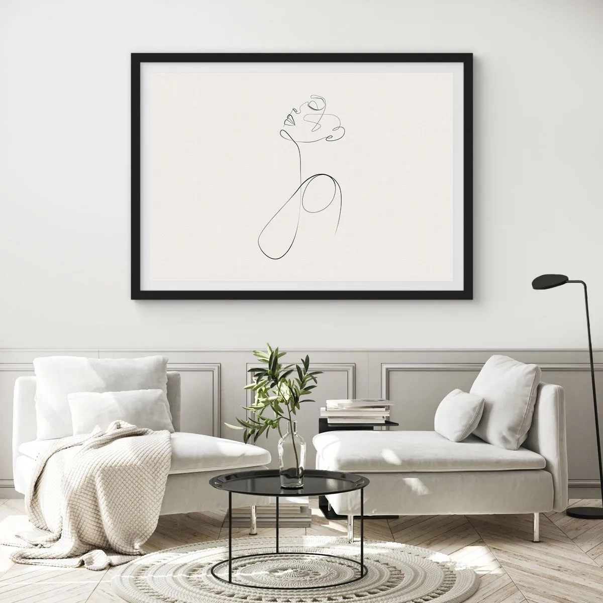 Poster in black frame - Entangled in Dreams - 100x70 cm