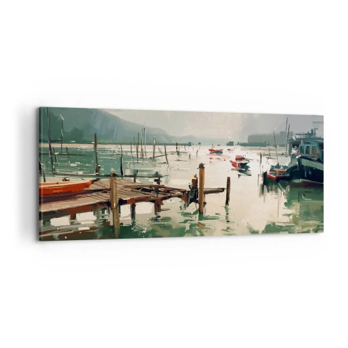 Canvas picture - Coated in Melted Moon - 100x40 cm