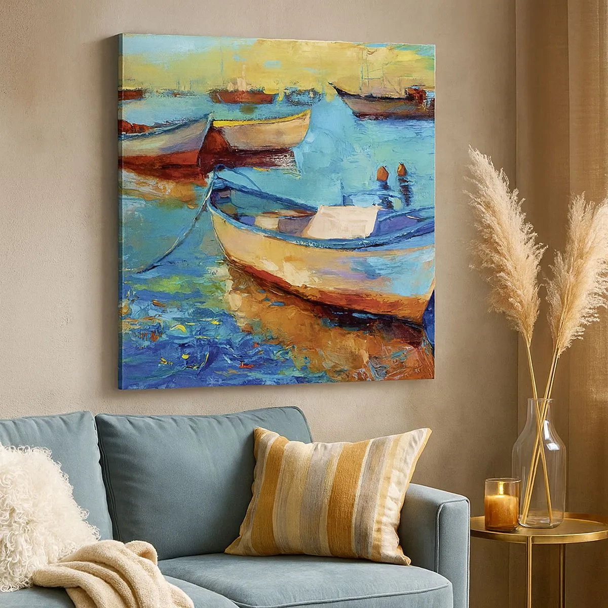Canvas picture - In a Southern Bay - 30x30 cm