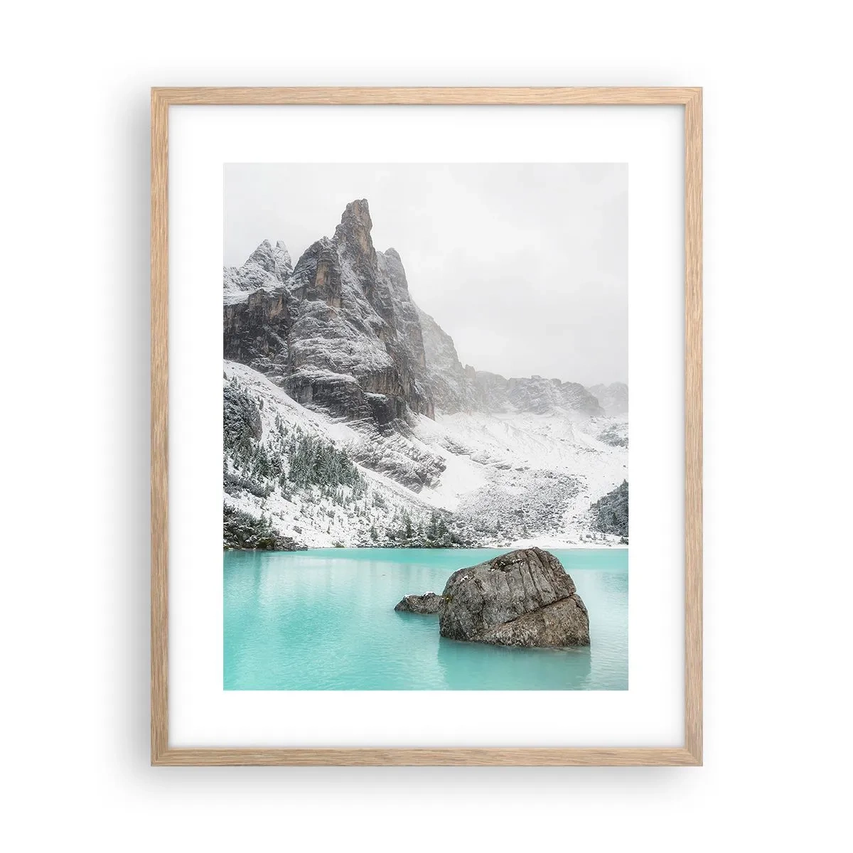 Poster in light oak frame - On Guard - 40x50 cm