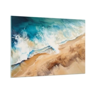 Glass picture - Returning Wave - 100x70 cm