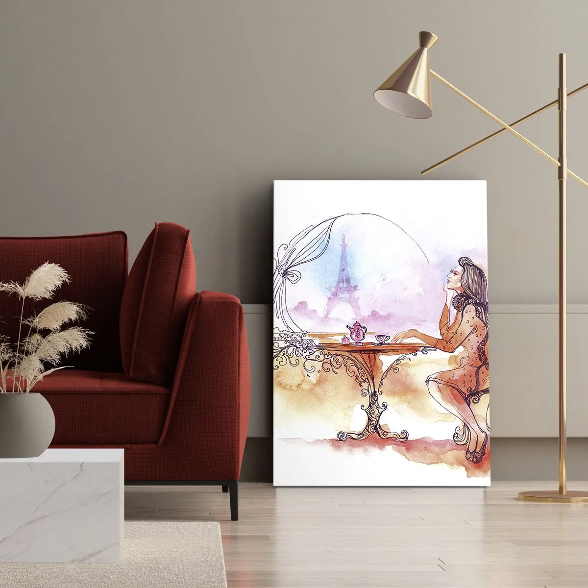 Canvas picture - Parisian Chic - 50x70 cm