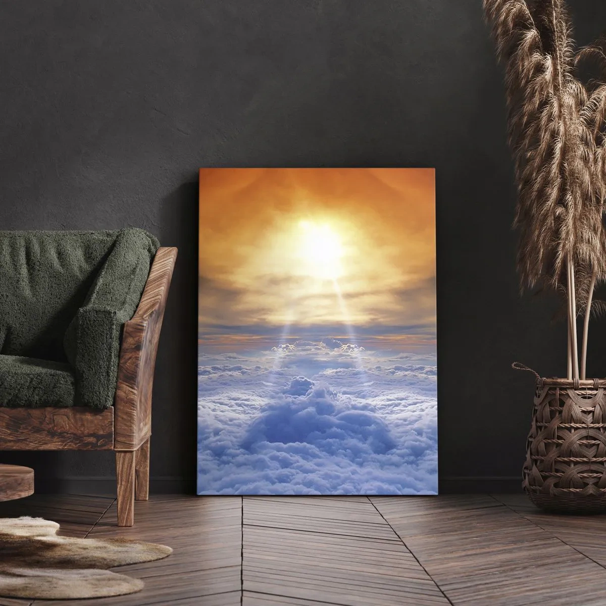 Canvas picture - Mystic Landscape - 65x120 cm