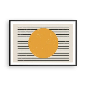 Poster in black frame - Power of Simplicity - 91x61 cm
