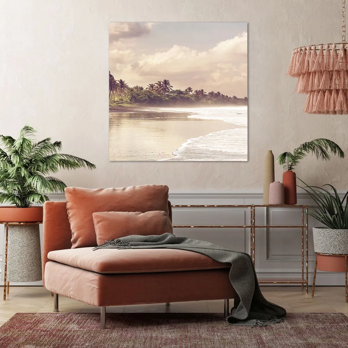 Canvas picture - Caress of the Waves - 40x40 cm