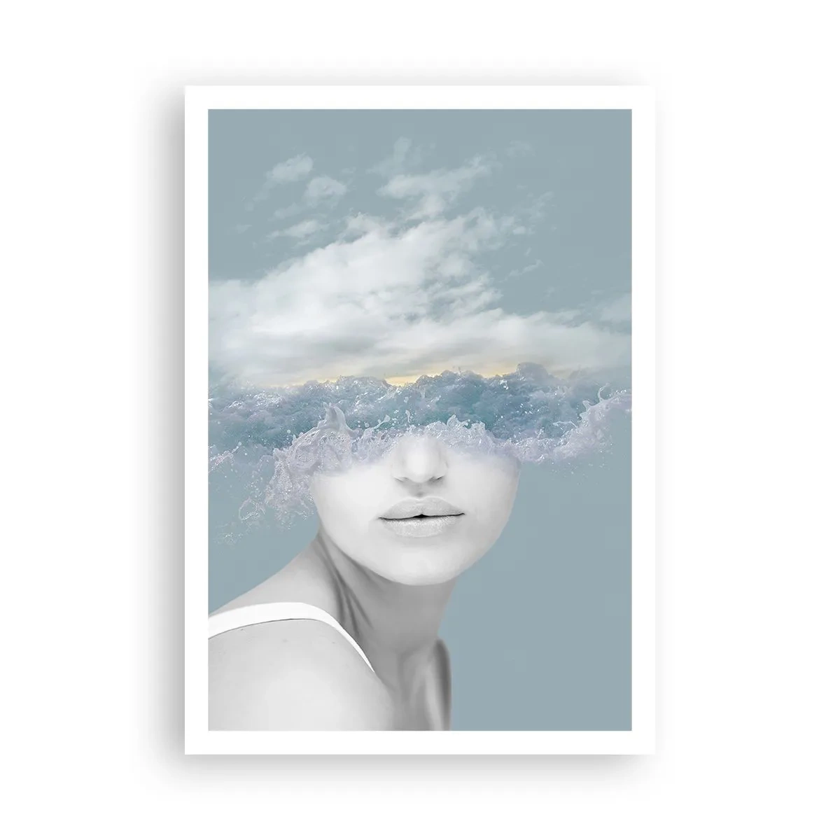 Poster - With the Head In the Clouds - 70x100 cm