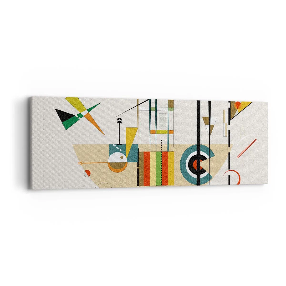 Canvas picture - And the World Laughs - 90x30 cm