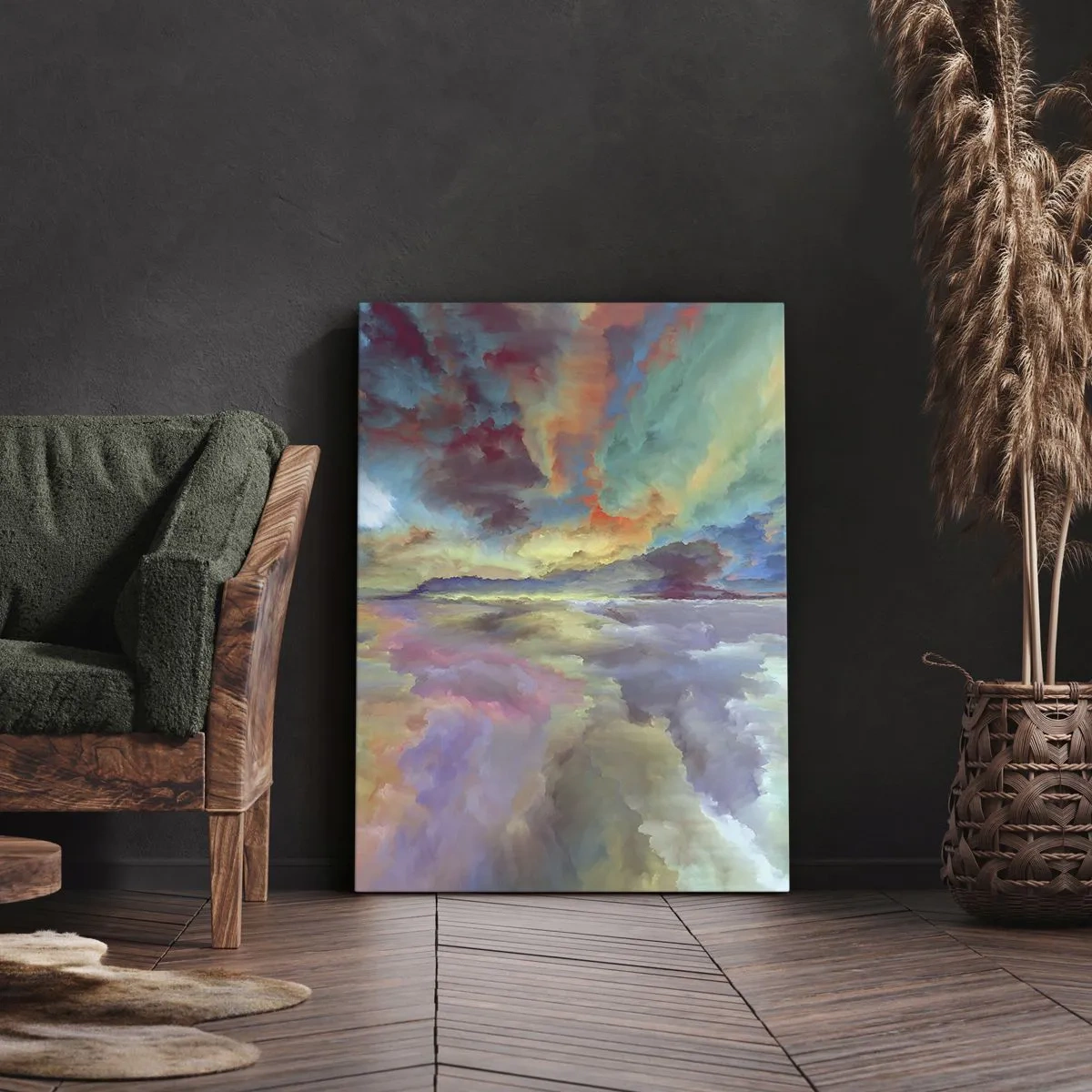 Canvas picture - Two Skies - 45x80 cm