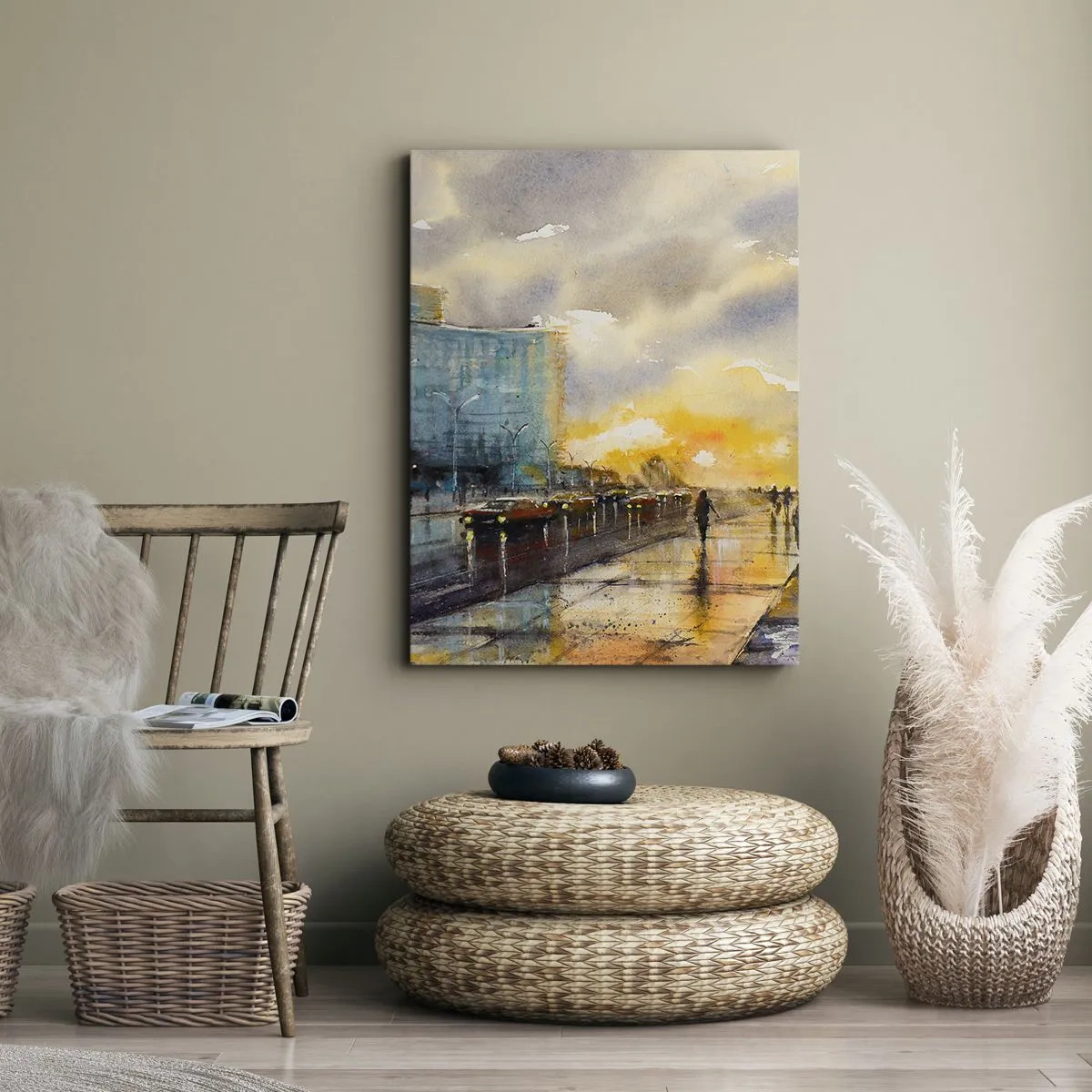 Canvas picture - Life On the Coast - 45x80 cm