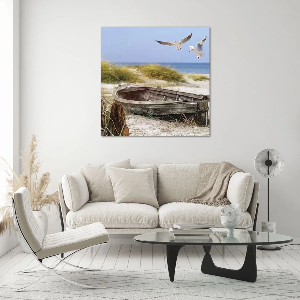 Glass picture - Bathed in the Sun - 70x70 cm