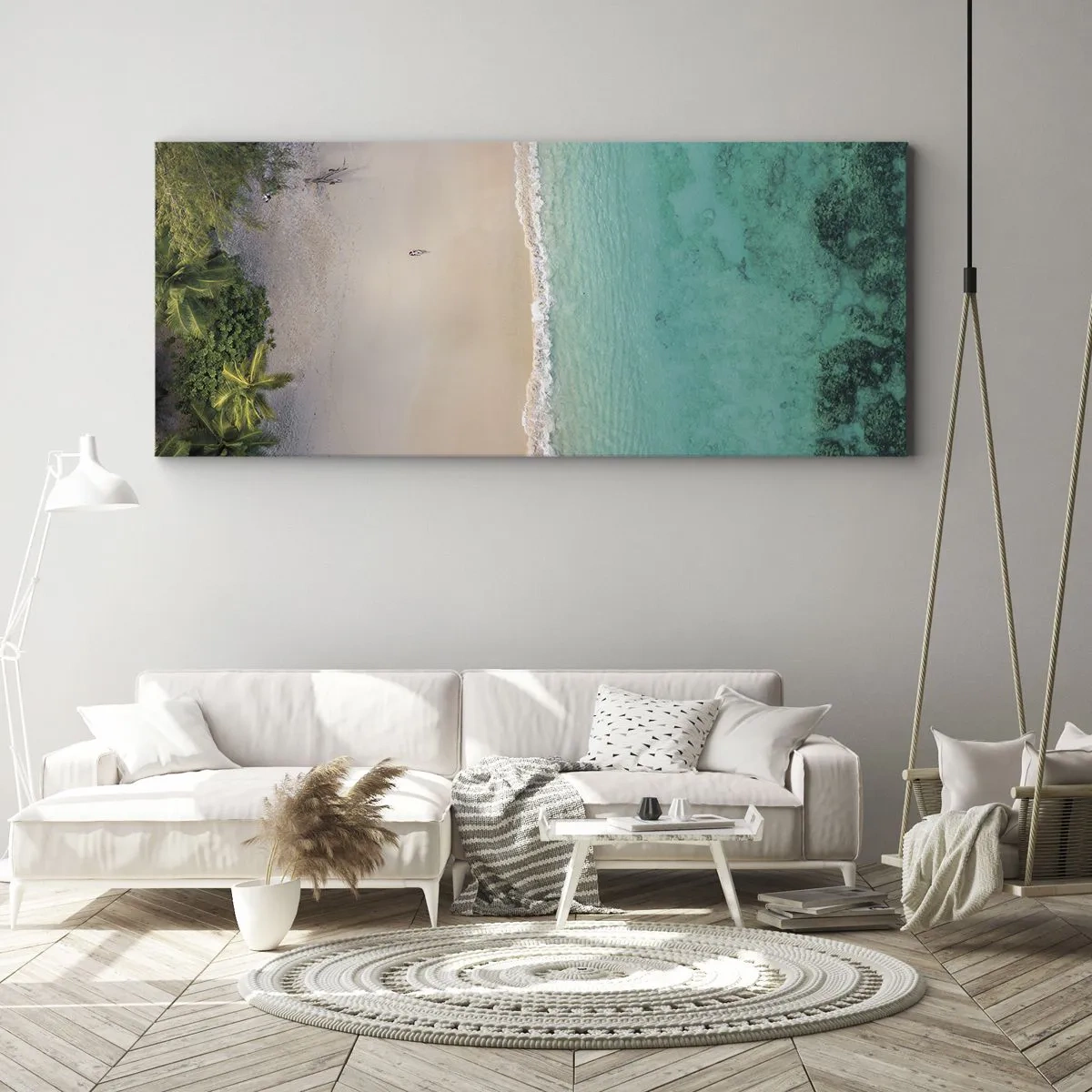 Canvas picture - Paradise Beach - 120x50 cm