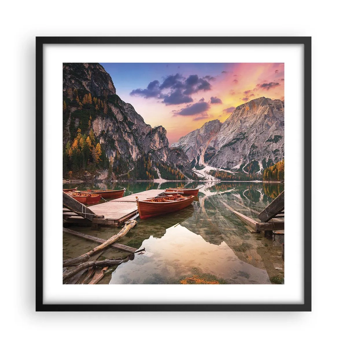 Poster in black frame - Promise of a Day - 50x50 cm