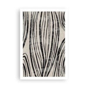 Poster - Spillover of Lines - 61x91 cm
