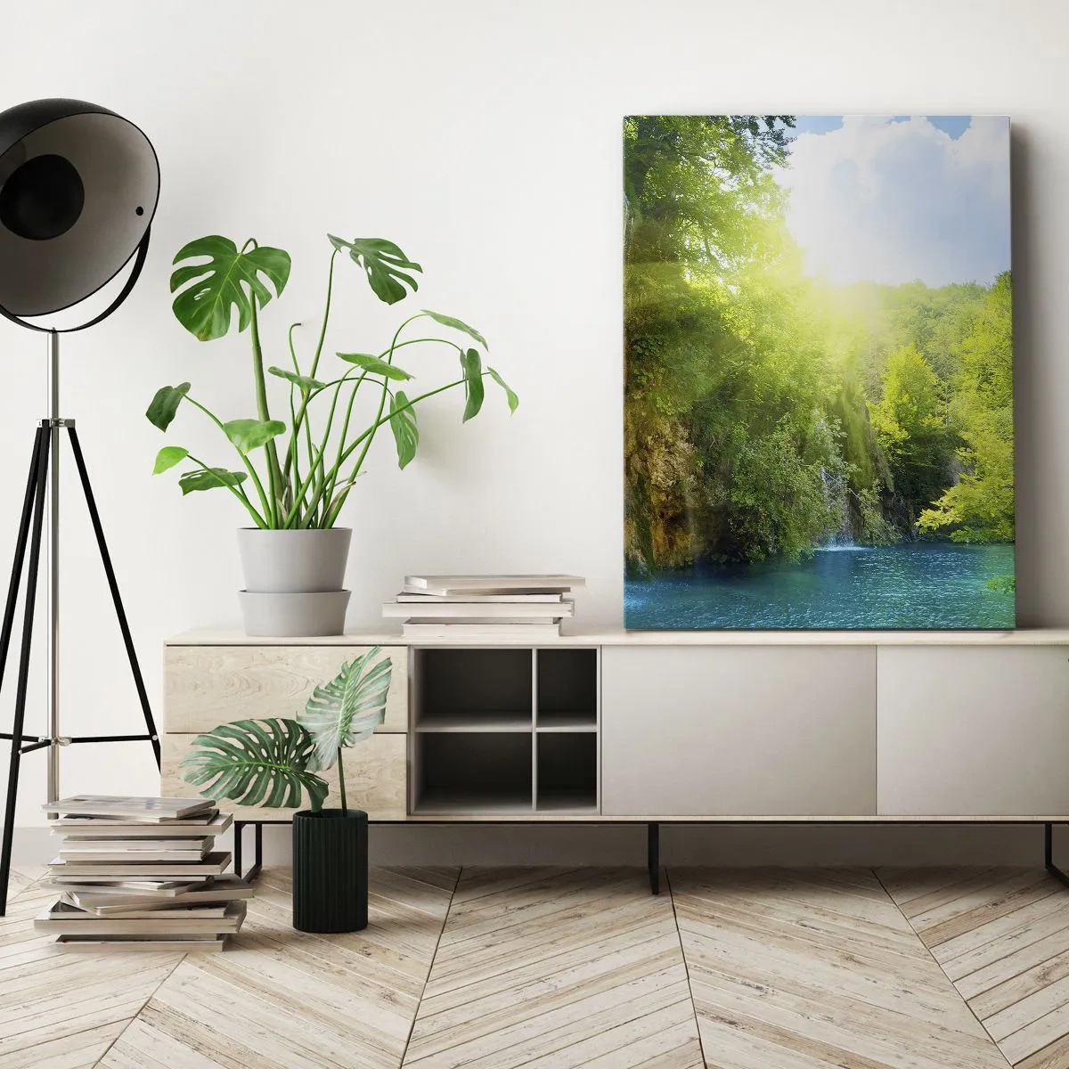 Canvas picture - This Must Be Eden - 65x120 cm