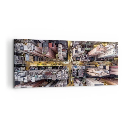 Canvas picture - Greetings from Hong Kong - 120x50 cm