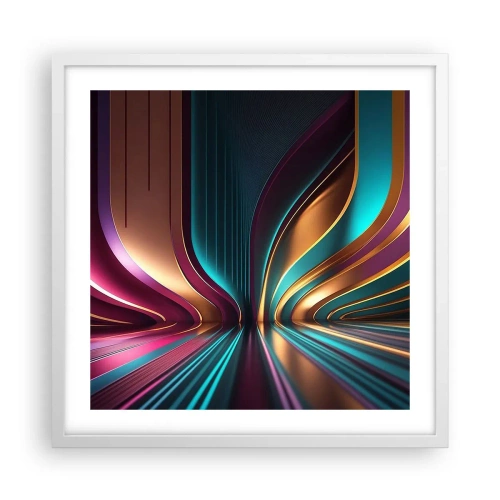 Poster in white frmae - Architecture of Light - 50x50 cm