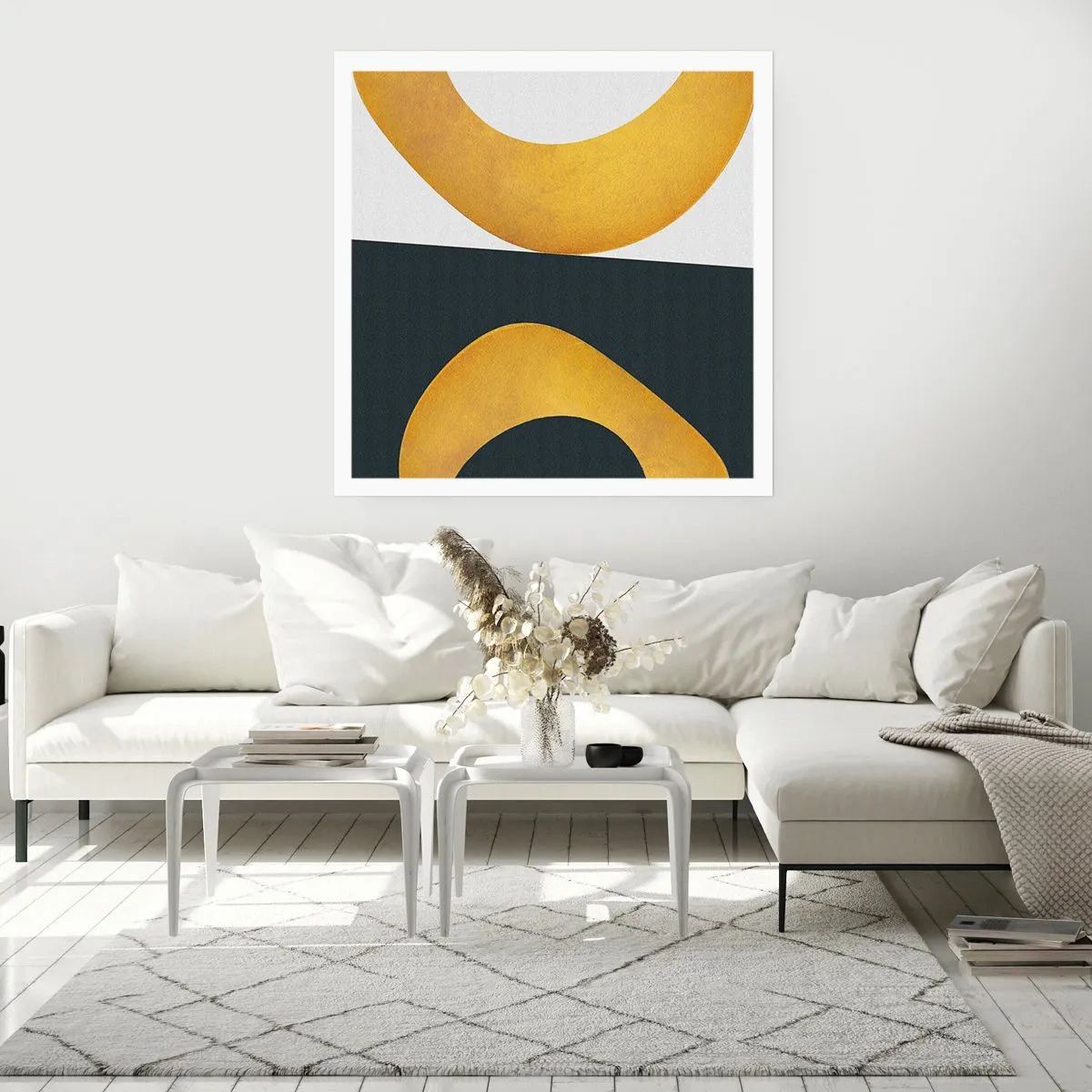 Poster - First Of All: Gold - 40x40 cm