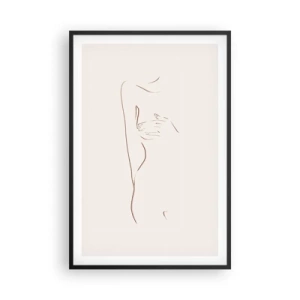 Poster in black frame - Shape of Desire - 61x91 cm