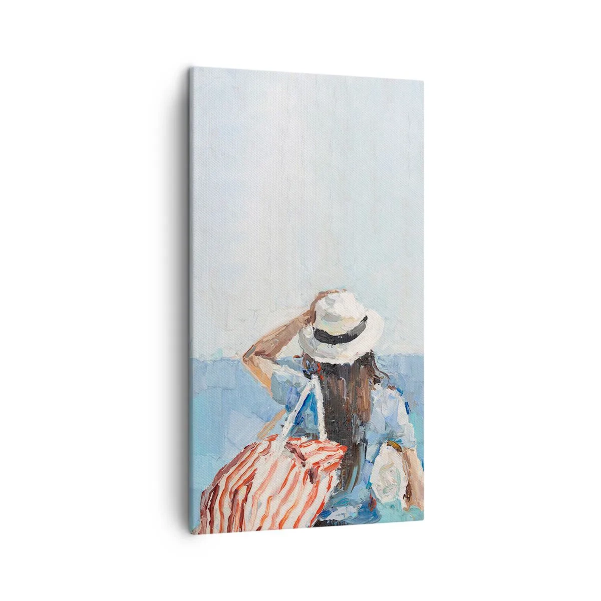 Canvas picture - Welcome to Holiday - 45x80 cm