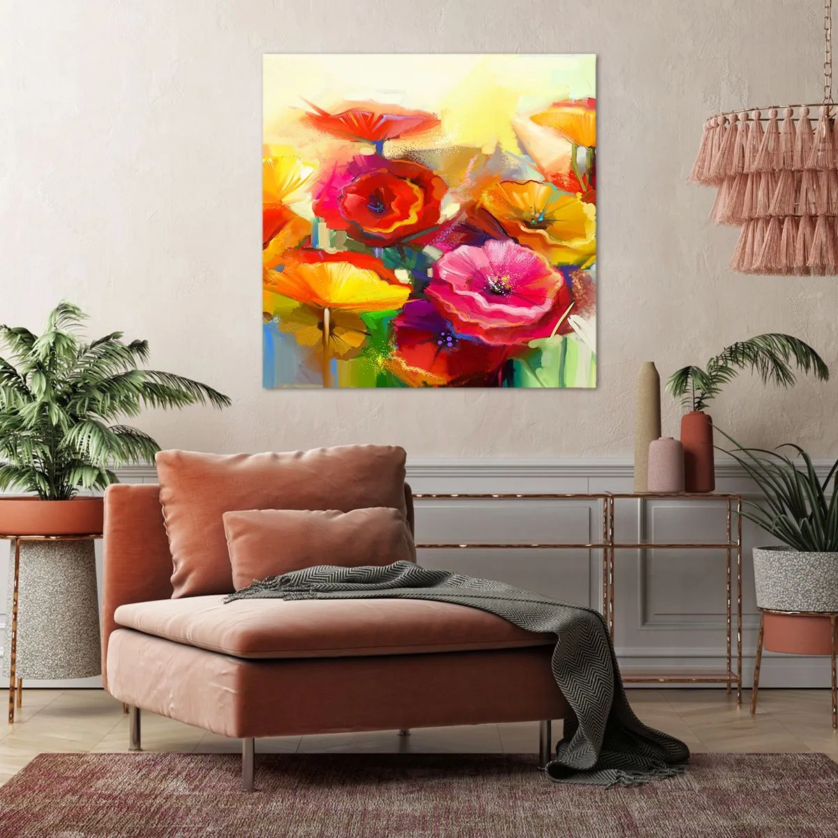 Canvas picture - Not Only Red - 40x40 cm