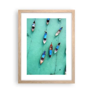 Poster in light oak frame - In Joyful Expectation - 30x40 cm