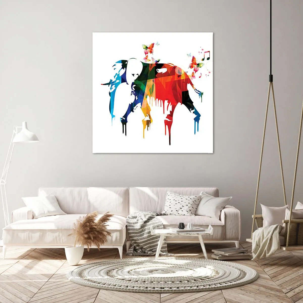 Canvas picture - Everyone Can Dance - 40x40 cm