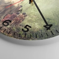Clock face with numbers