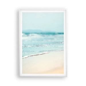 Poster in white frmae - Warmth and Breeze - 70x100 cm