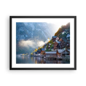 Poster in black frame - Alpine Atmosphere - 50x40 cm