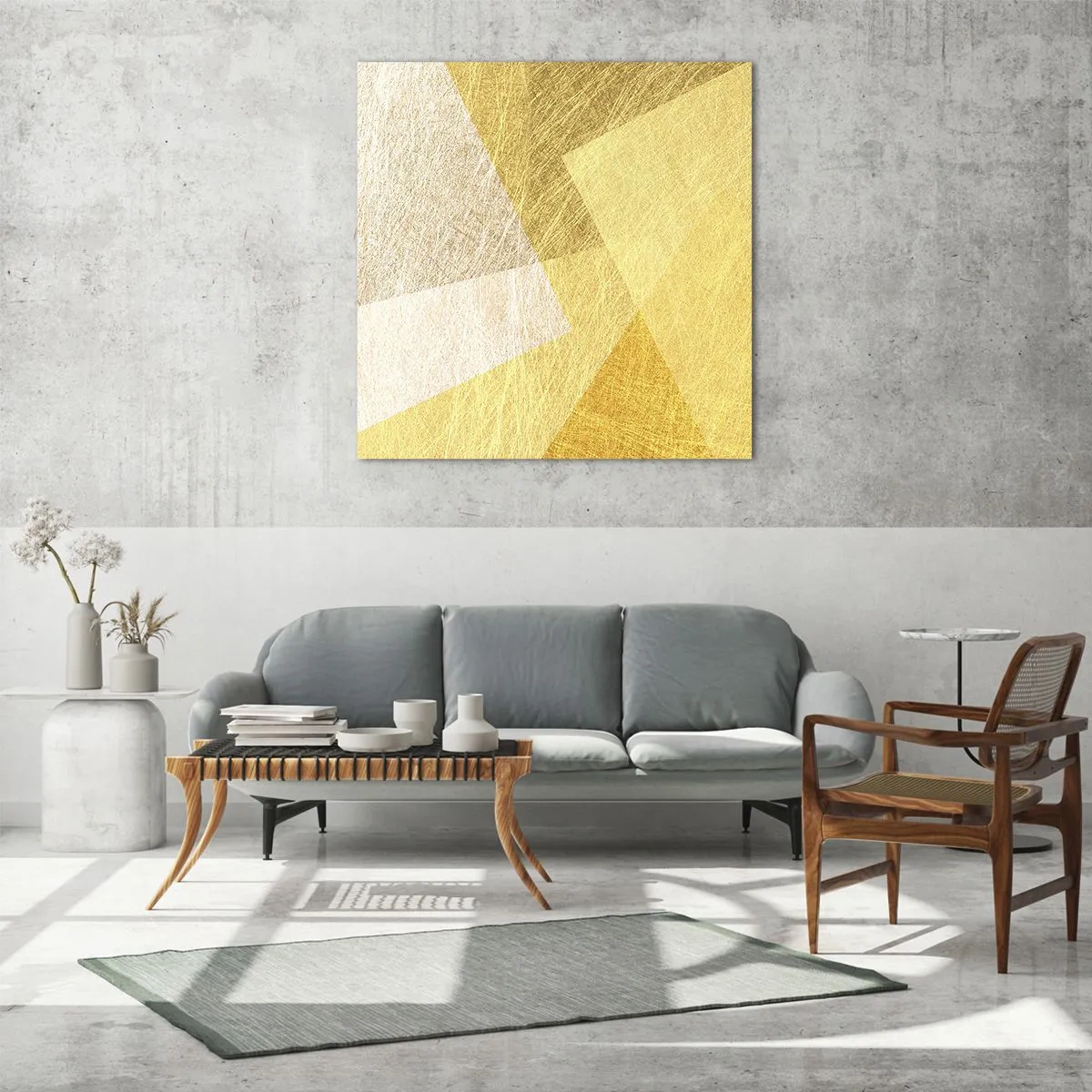 Glass picture - Weather of Geometry - 30x30 cm