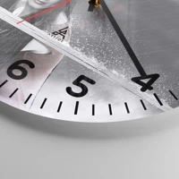 Clock face with numbers